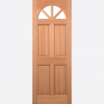 Carolina 4 Panel External Hardwood Door (unglazed)
